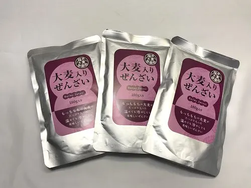 大麦入りぜんざい 3こセット